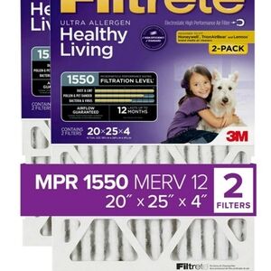Filtrete Ultra Allergen Air Filter 2-Pack - White